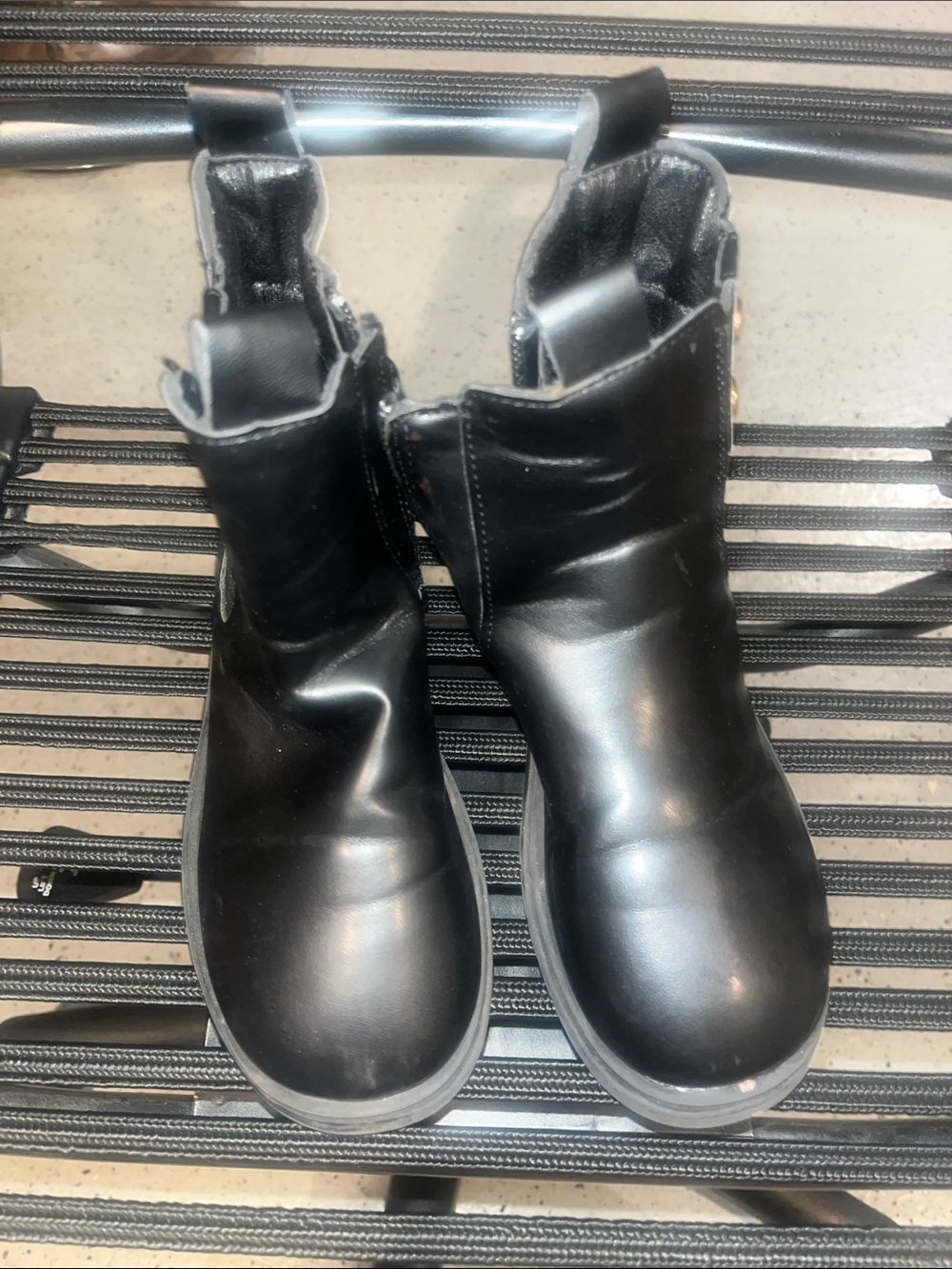 & Other Stories Kids Black Pull-On Chelsea Boots